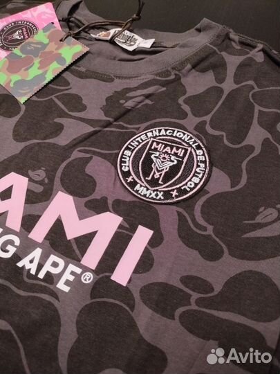 Футболка bape x inter miami