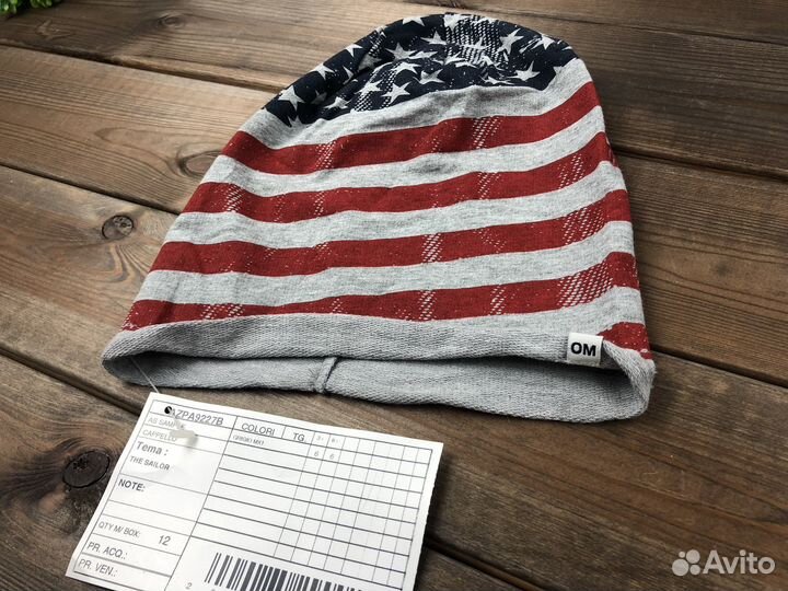 Шапка весенняя для мальчика новая хлопок Ииалия