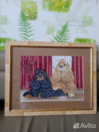 Картина вышитая крестом