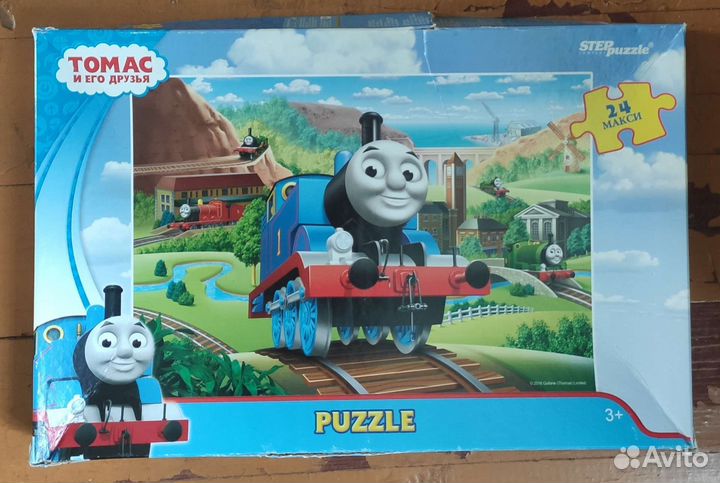 Макси пазлы Паровоз