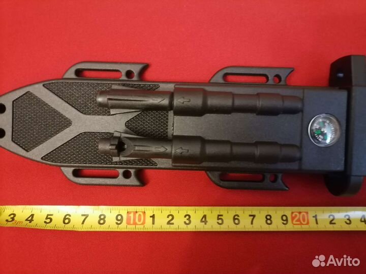 Нож туристический, точило, компас, новый