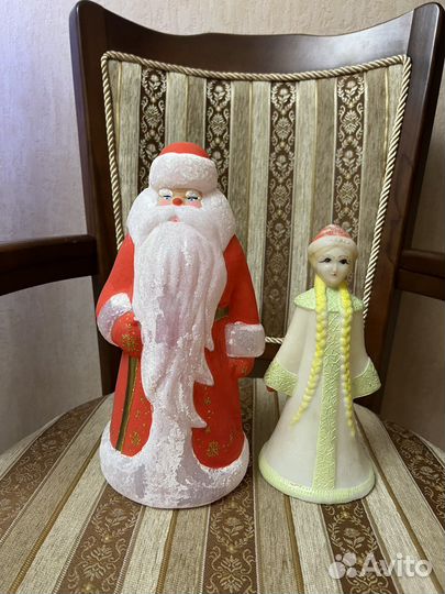 Игрушки Дед Мороз Снегурочка