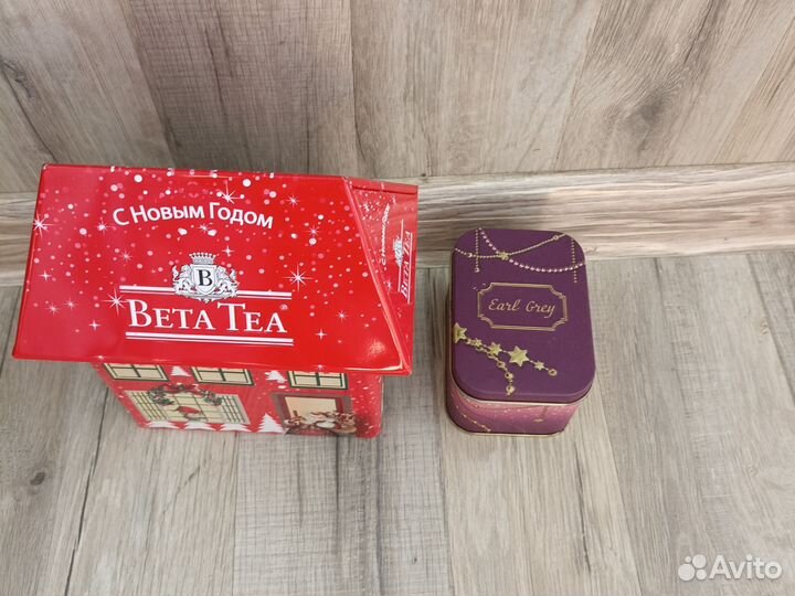 Жестяная банка из под чая