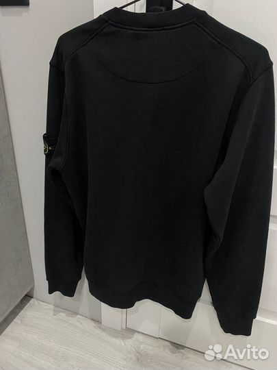 Stone island свитшот черный