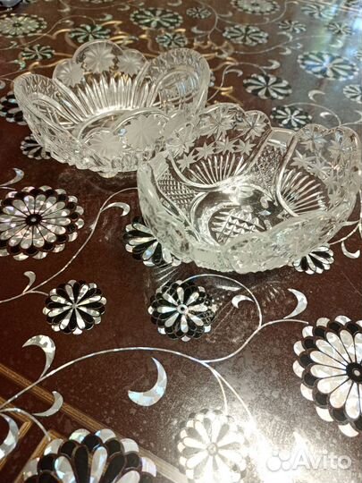 Хрустальная конфетница СССР