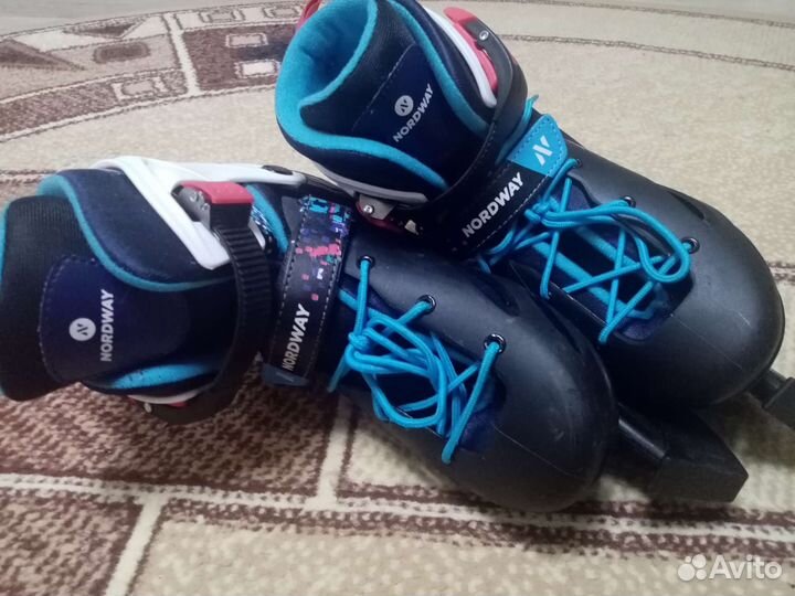 Коньки раздвижные размер 38-41