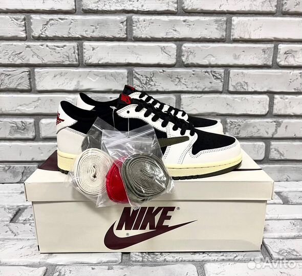 Кроссовки Nike Air Jordan 1 Low x Travis Scott