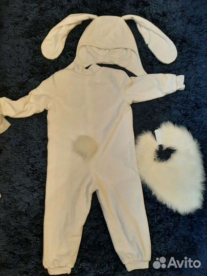 Новогодний костюм для мальчика зайчика