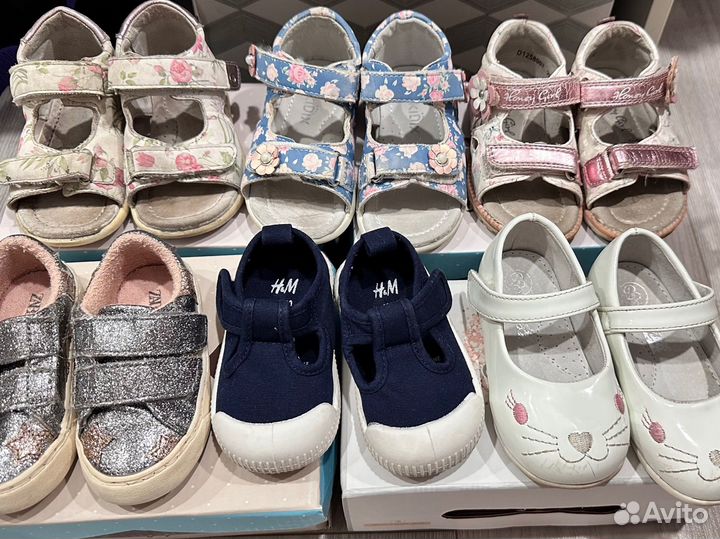 Сандалии, кеды для девочки 18/19, 21,22,23