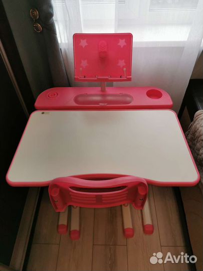 Растущий стол и стул Holto-SET-17A