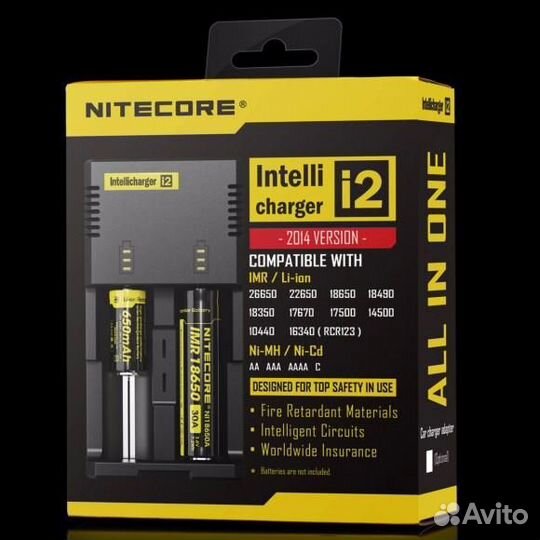 Зарядное устройство Nitecore Intellicharger i2