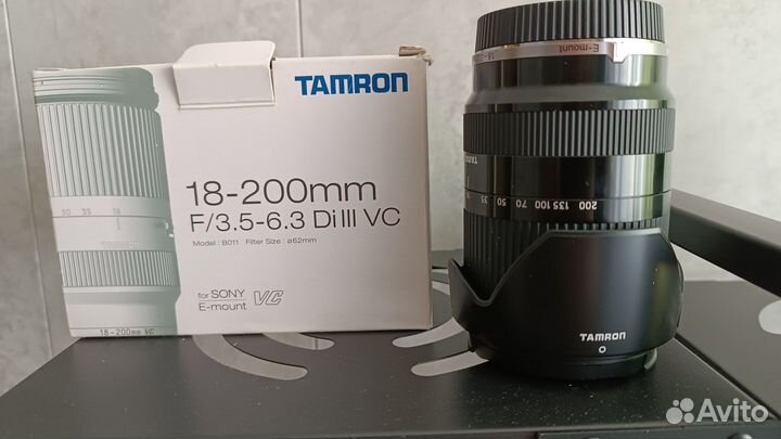 Объектив Tamron 18-200mm f/3.5-6.3 AF Di III VC