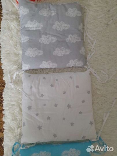 Бортики в детскую кроватку новые