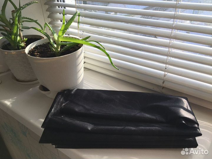 Клеевая ткань черная 3м