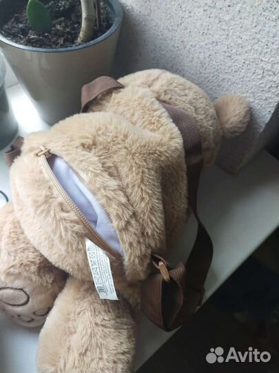 Рюкзак-плюшевый медведь новый