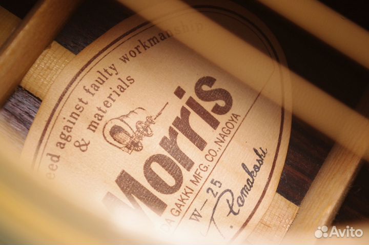 Акустическая гитара Morris W-25. Japan