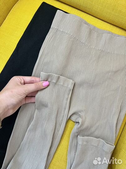 Легинсы в рубчик