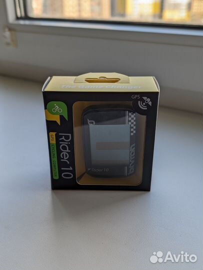 Велокомпьютер GPS Bryton Rider 10 + датчик каденса