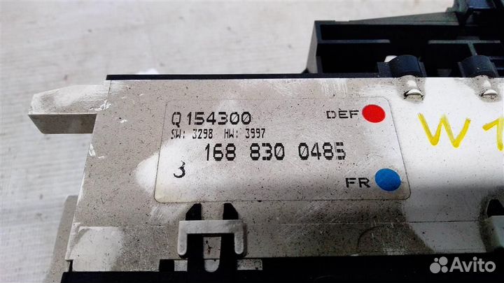 Блок управления кондиционером mersedesbenz W168 9