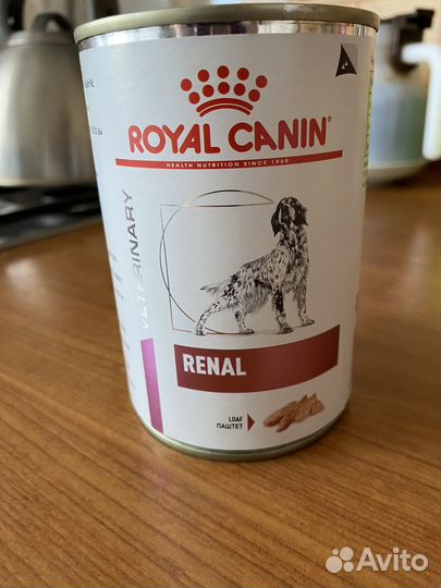 Корм для собак royal canin renal влажный паштет