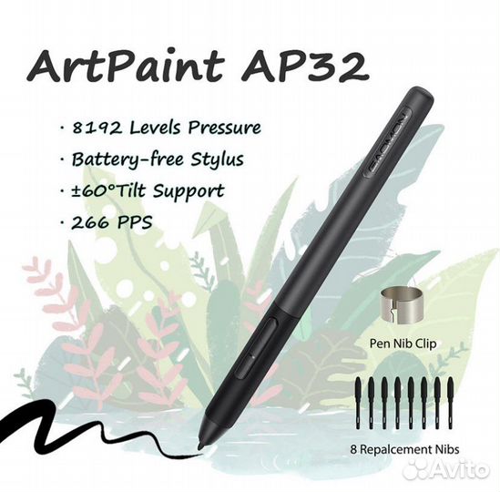 Цифровой графический планшет gaomon M10K PRO