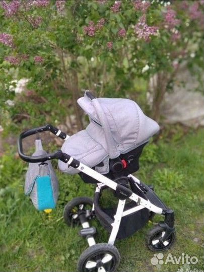 Коляска adamex 3 в 1 бу
