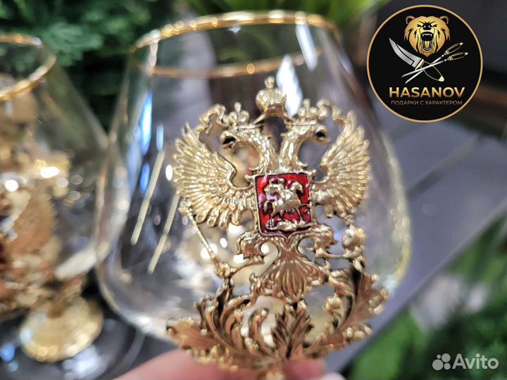 Набор подарочный бокалы для коньяка Россия