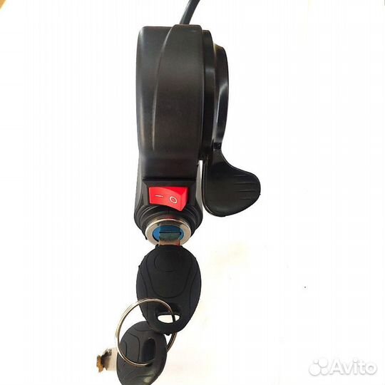 Ключ зажигания с курком газа для электросамоката