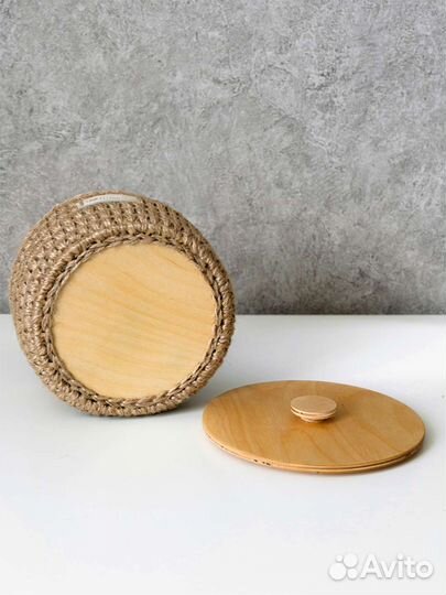 Корзина для хранения с крышкой