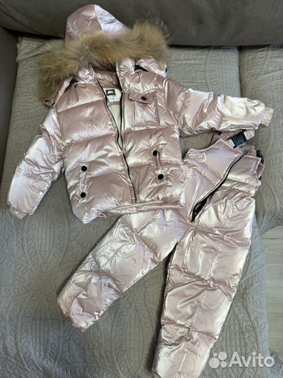 Зимний костюм для девочки 92