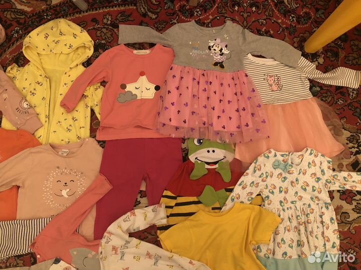 Вещи пакетом для девочки 86 размер