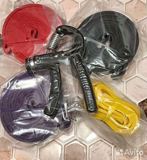 Эспандеры латексные 5в1 набор