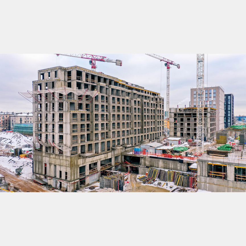 2-к. квартира, 63,5 м², 3/6 эт.