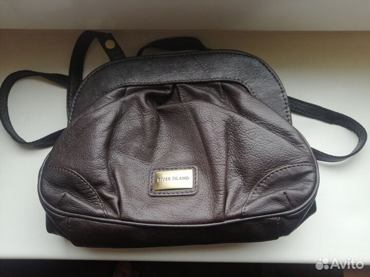 Сумка river island кожа y2k