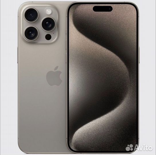 Муляж iPhone 15 Pro Max натуральный титан