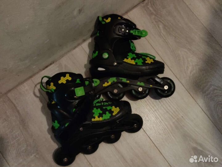 Роликовые коньки детские раздвижные