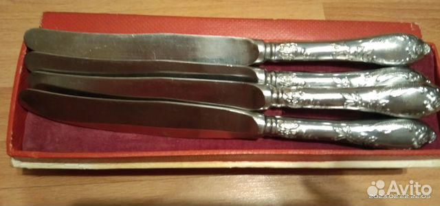 Столовые ножи зiш; Ножи мнц СССР мельхиор