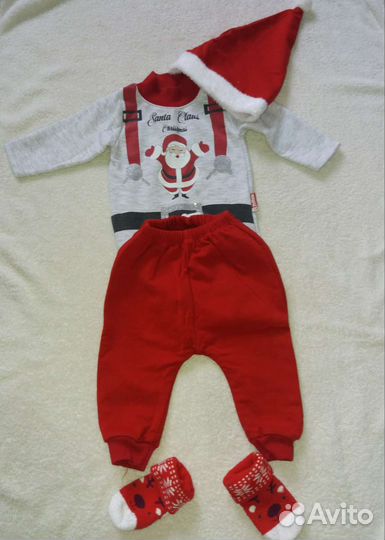 Костюм детский новогодний 0-3 мес