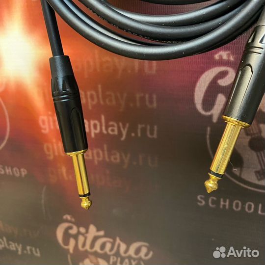 Кабель гитарный GS-6 BLK Canare (Япония), 3 м