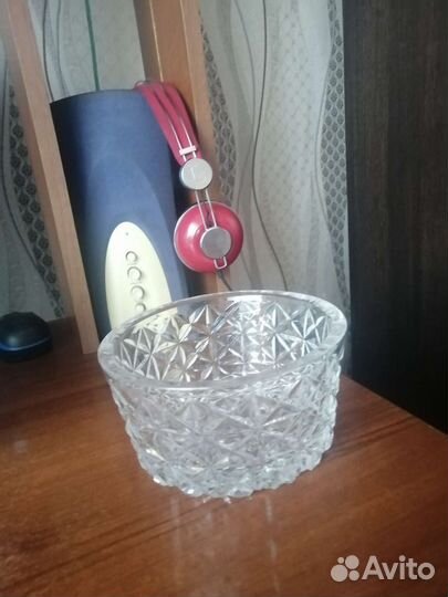 Хрустальные вазы, стопочки