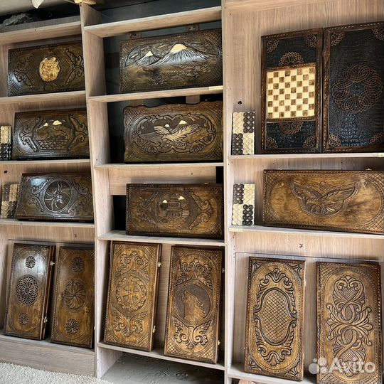 Нарды резные ручной работы от 7000