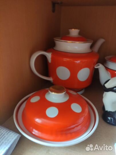 Чайный сервиз советский Горох