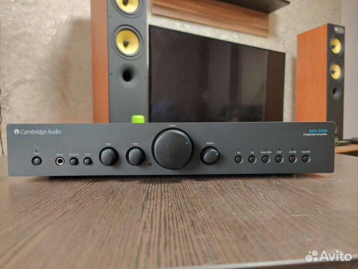 Ресивер Onkyo SR 605, усилитель Cambridge 340A