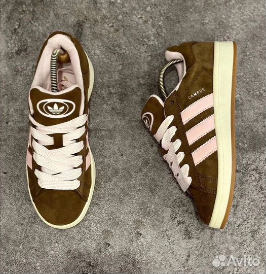 Adidas campus 00s коричневый