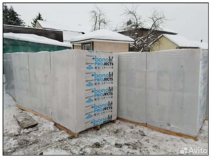 Газобетонные блоки с завода Bonolit