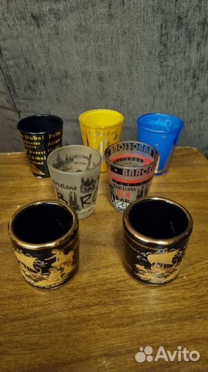 Стаканы, стопки из поездок