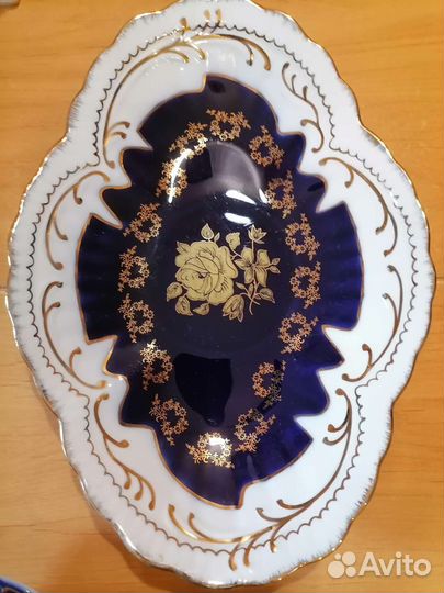 Чешский фарфор кобальт