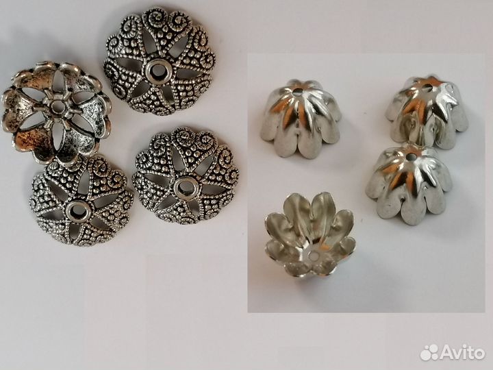 Магнитные замки, концевики для бижутерии