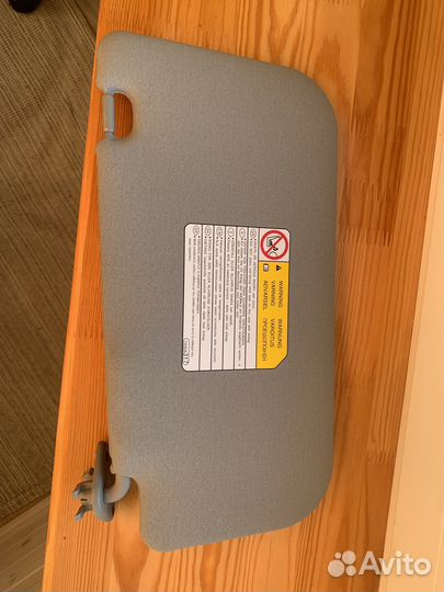 Солнцезащитный козырек на mitsubishi lancer 10