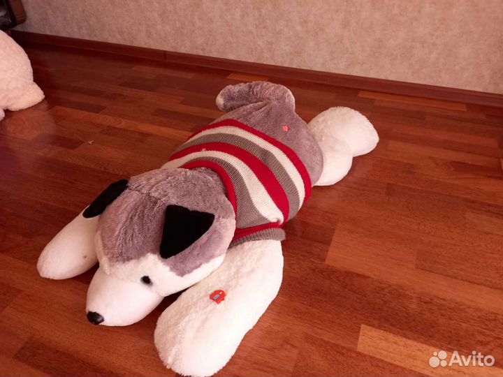 Плюшевая Собака, или волчонок (большая)